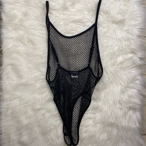 Fashion Nova Fish Net Body Suit
